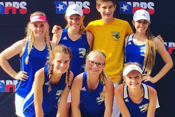 2018 Providence Classical School Tennis Team